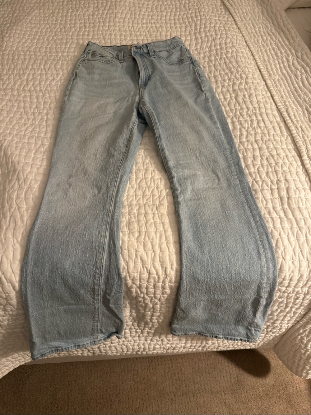 Madewell high waist flare jeans